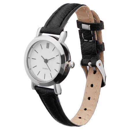 Women's watch, d-2.5 cm, silver-2
