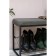 Shoe Puf, 800x300x895, Black MuAu/Tekna tissue 9