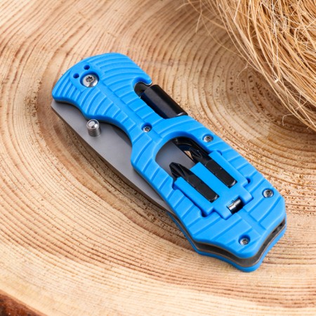 Folding knife, with screwdrivers, 8cm blade-4