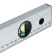 Aluminum scrap level, 2 eye, ruler, 1200 mm