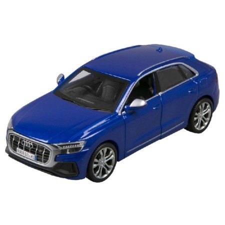 BBURAGO AUDI SQ8 2020, DIE-CAST, 1:32, Blue color-1
