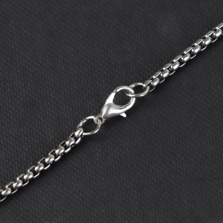 Pompeii pendulum of a dagger with an eye, the color is blue in black silver, 70 cm-2