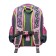 School backpack 40 x 33 x 15 cm, ergonomic back, Across 410, gray/pink ACR23-410-1