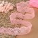 Capricon lace, 40 mm × 10 ± 1 m, pink color