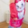 Apron with arm -offers "Marie", cats aristocrats, 49 x 39 cm