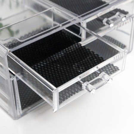 Organizer Casket Plastic 3 Transparent Boxes 19x14.5x24 cm-4