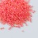 Beads "Astra" 11/0, 20 g (311 t. Pink/transparent with a color center)