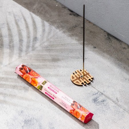 Black incense Zed Black "Cinnamon Rose Cinnamon Rose", 20 wands in the pack, hexagon