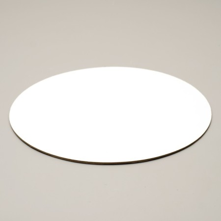The substrate is reinforced, 30 cm, gold - white pearls, 3.2 mm-2