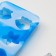 Form for ice and confectionery "shells", 20.1 × 10 cm, h = 2 cm, cell 4 cm, blue color