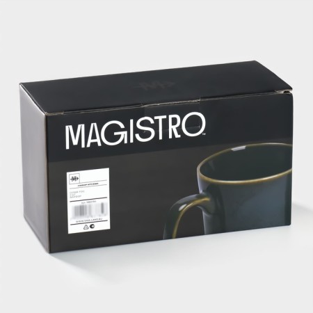 Набор кружек фарфоровых Magistro Fog, 350 мл-4