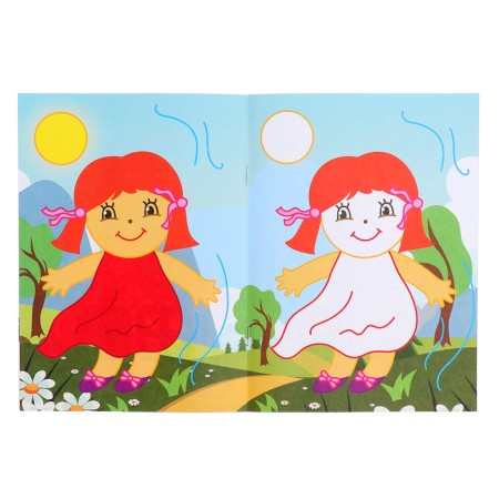 Coloring "Hello, time of the year!", 8 p.-1