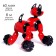 Robot dog Stunt, on the control panel, interactive: sound, light, on the battery, red