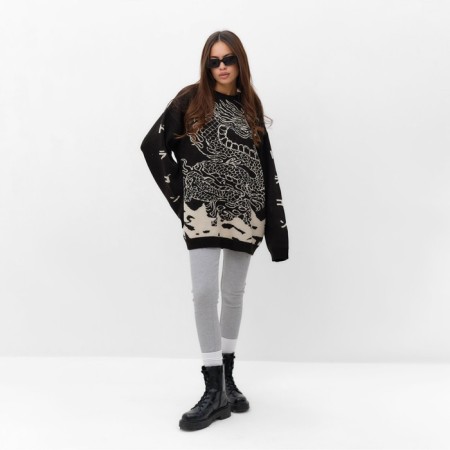 Jumper Women's Mist "Dragon", Black, OneSize (44-48)-1