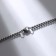 The pendant "coffin" with a skeleton, black color in black silver, l = 70 cm