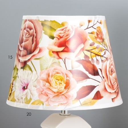 Bouquet table lamp E14 15W pink-white 20x20x32 cm Risalux-3