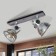 Lamp Barnstaple 2x40W E27, brown, black