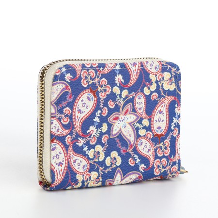 Women's wallet with lightning, blue color-2