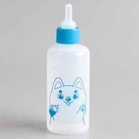 Set for feeding "fluffy happiness" for puppies, 60 ml, with 4 nipples and brush-3