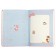 Gift notebook, A6, 100 sheets, a colored block, with a curly knife on a magnet, "anime", mix