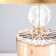 LUANA Table lamp E27 40W gold 25x24x41 cm Risalux