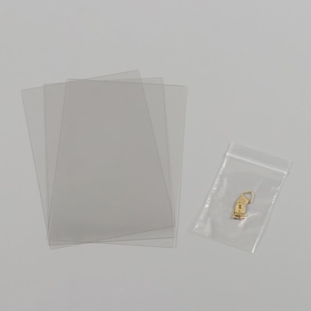 Photo frame LHDF "Family" 33x51 in 3 photos 10x15 cm, col. Wenge-white (plastic screen)-3