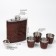 Gift set 6 in 1: Flaw 540 ml, 4 piles of 75 ml, funnel