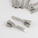 Automatic castle for lightning "Tractor", No. 8, 10 pcs, Nickel color