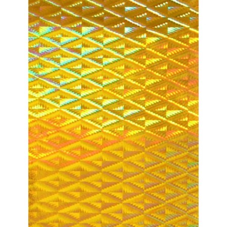 Self -adhesive film "Color Decor" 1001, holography rectangle gold 0.45x8 m