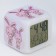 Clock - electronic children's “Bunny” an alarm clock, with backlight, 8 x 8 cm, aaa 7533414