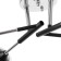 Luer "Indis" 4he27 40w Black-chromium 60x60x26 cm