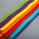 Color corrugated cardboard d/quilling "Trees" (set 30 stripes) 6 colors
