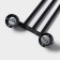 Holder for towels Stölz Loft Basic, 3 knitting needles, black color