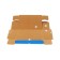 Archive box with A4 Calligrata valve, 75 mm, microhofrocardon, up to 700 sheets, blue