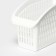 Storage basket, 29 × 13 × 17 cm, white color