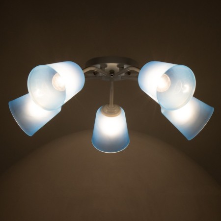 Causte "Online" (cylinder) 5x15W E27 Model: BR 00209 White/blue-2