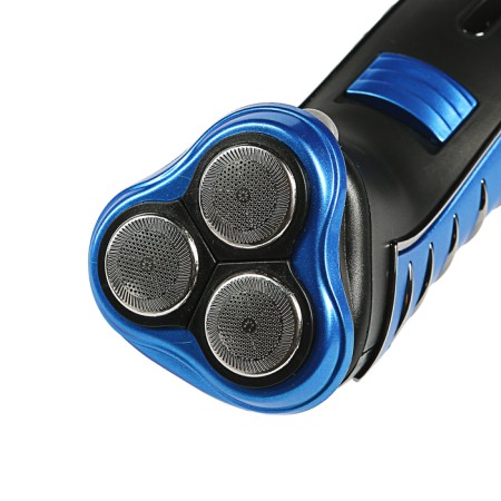 Elektrifvita "Yaromir" Yar-101, 3 watts, rotor, 3 heads, trimmer, battery, black-blue-2