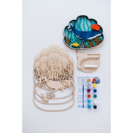 3D coloring "Shell"-1