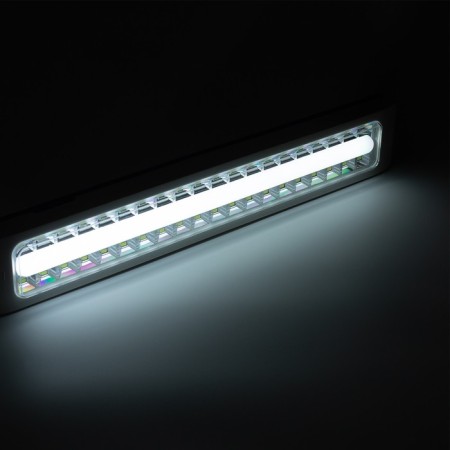 Camping battery flashlight, 10 W, 2400 mAh, 800 lm, 40 LED, IP44-3