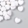Beads Plastic "Snow White" set 20 grams 0.6x1x1 cm