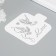 A set of plastic stencils "Wedding", 3 pcs