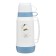 Thermos 1 l, with a glass flask, retains heat 12 hours, with a mug, 30 cm, blue