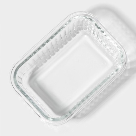 Container of heat -resistant glass of Dante's share, rectangular, 370 ml, 14.5 × 10.5 × 5.5 cm-4