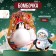 New Year's bomb for the bathtub "Penguin", white, 120 gr.