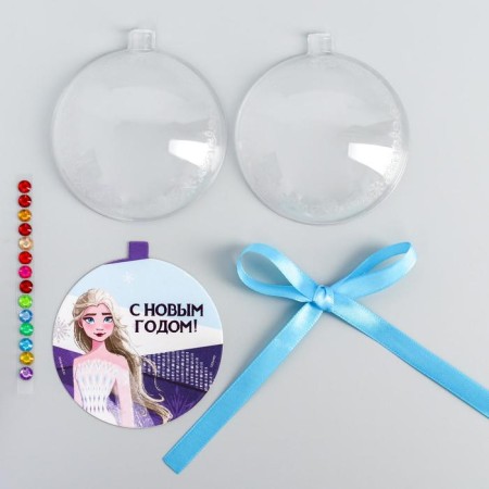 Set for creativity "New Year's ball with coloring", cold heart-2