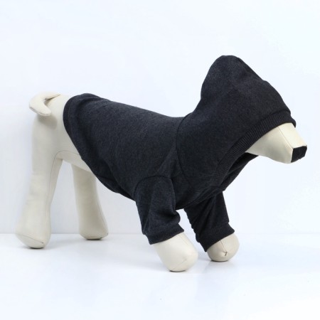 Single-fat sweatshirt for dogs (footer), size S (DS 23, Osh 32-34, OG 40-44), gray-4