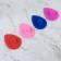Washing brush "drop" on a suction cup, 9 × 7 cm, color mix