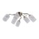 Economic light lamp 68700/6AB CL, E14 6x40W, bronze color