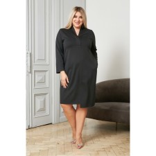Female dress, size 66, black color