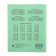 Notebook 24 sheets of the green cover, whiteness 95% (20 pieces in the seal)